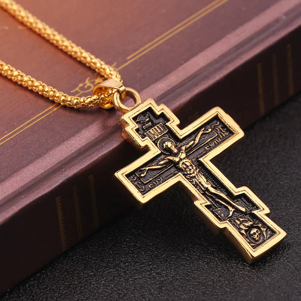 Jesus Cross Pendant Necklace