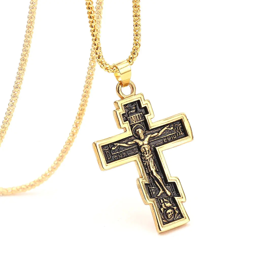 Jesus Cross Pendant Necklace