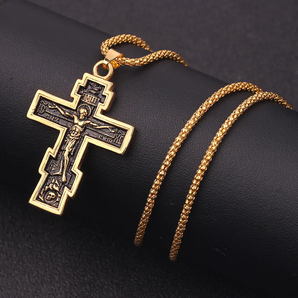 Jesus Cross Pendant Necklace